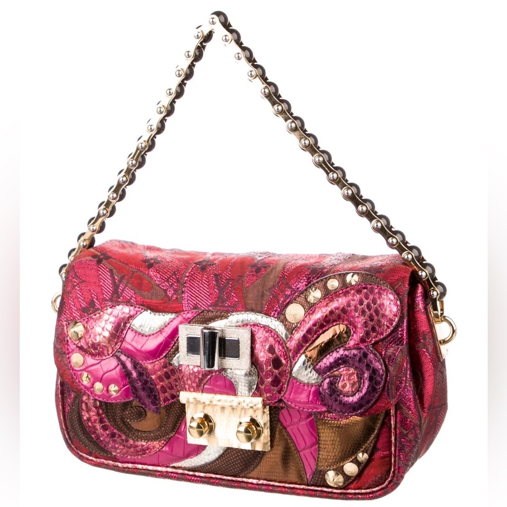 LOUIS VUITTON Limited Edition Brocade Calliope Bag